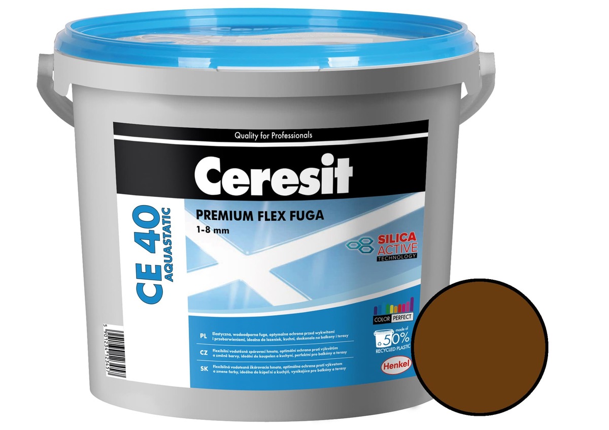 Špárovacia hmota CE40 brown 5kg CERESIT